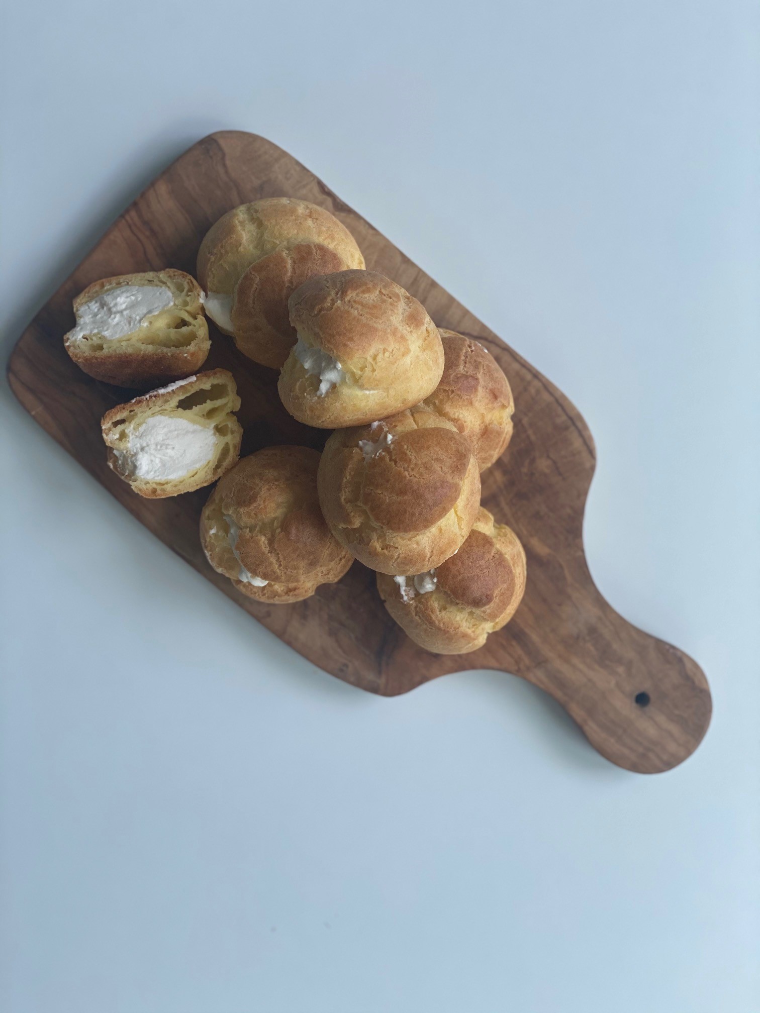 A quick guide to making rich, wonderful choux pastry in this recipe for cream puffs. Here's how.